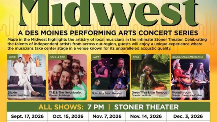 Made in the Midwest Concert Series - Community event in Des Moines, Iowa