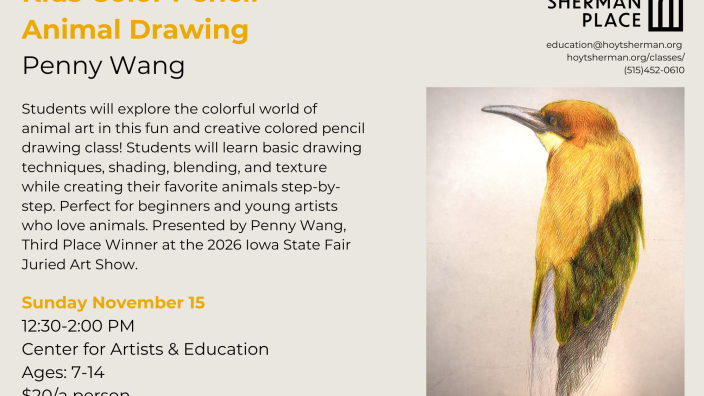 Kids Color Pencil Animals - Community event in Des Moines, Iowa