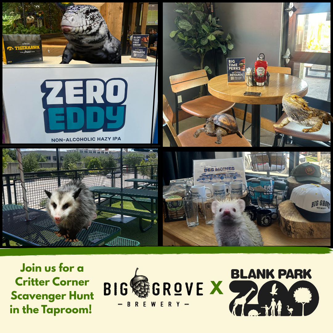 Blank Park Zoo Critter Scavenger Hunt at Big Grove - Community event in Des Moines, Iowa