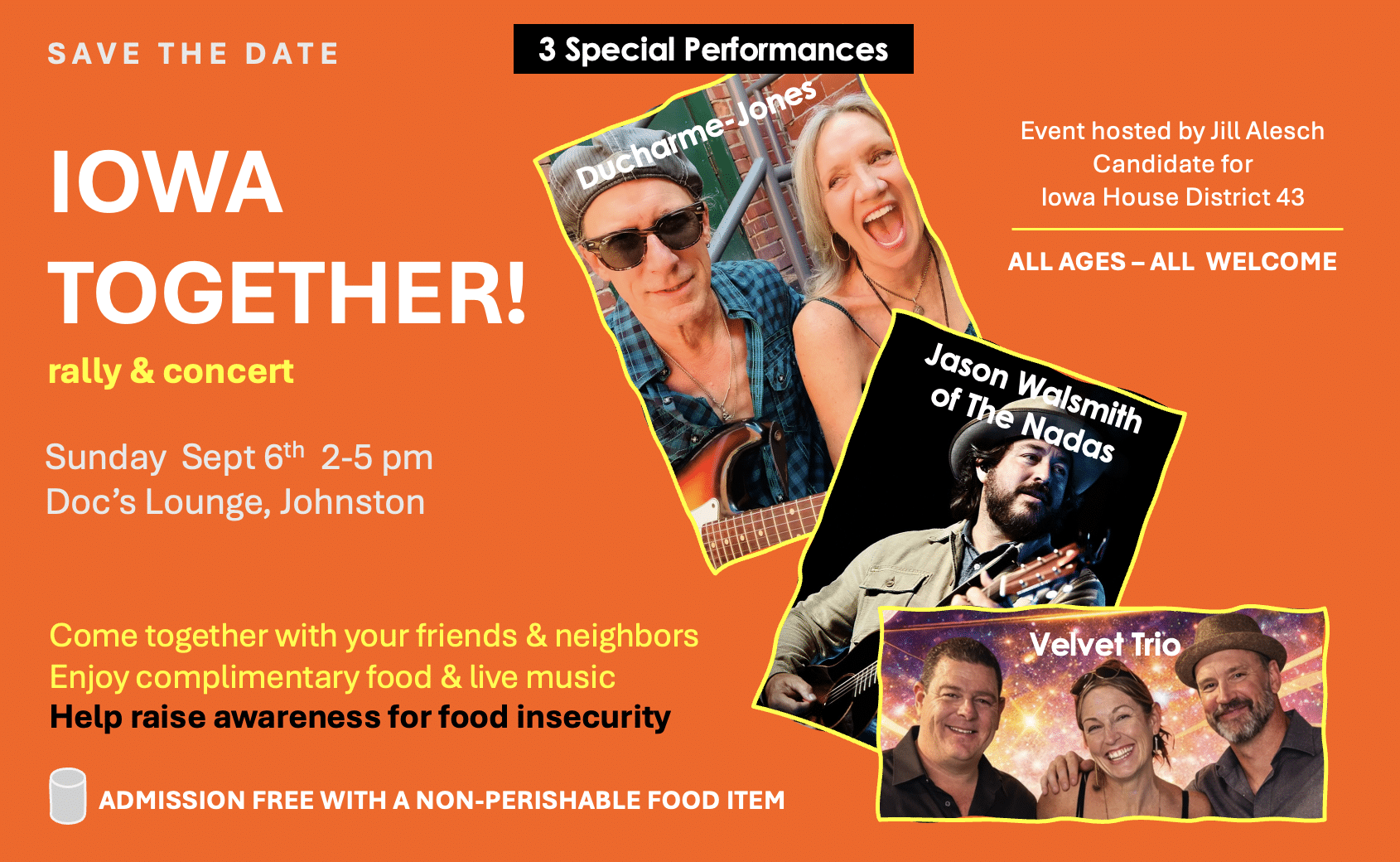 Iowa Together Rally and Concert - Community event in Des Moines, Iowa